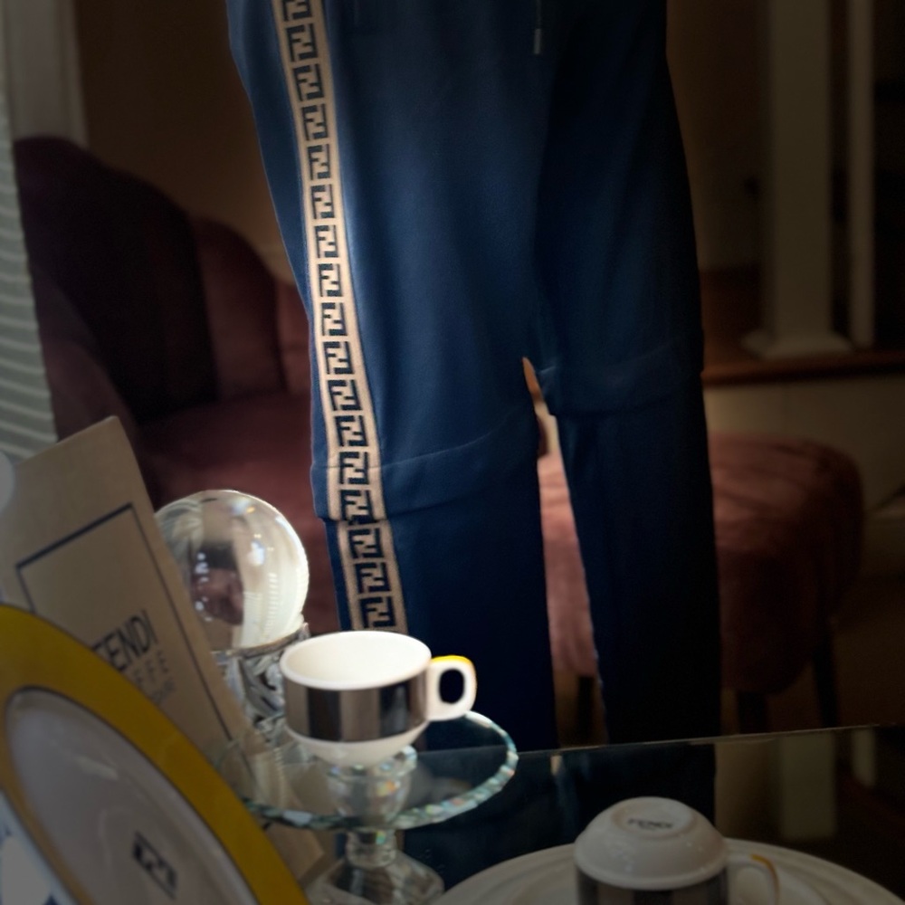 Fendi Track Zucca Tape Logo